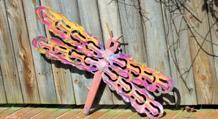 outdoor metal wall art decor