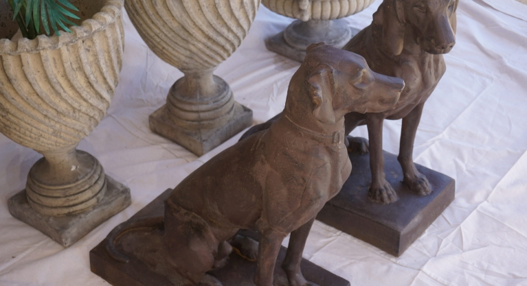 dog garden ornaments