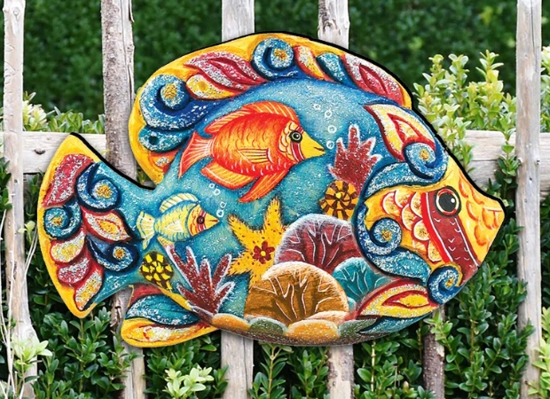 outdoor wall art for house