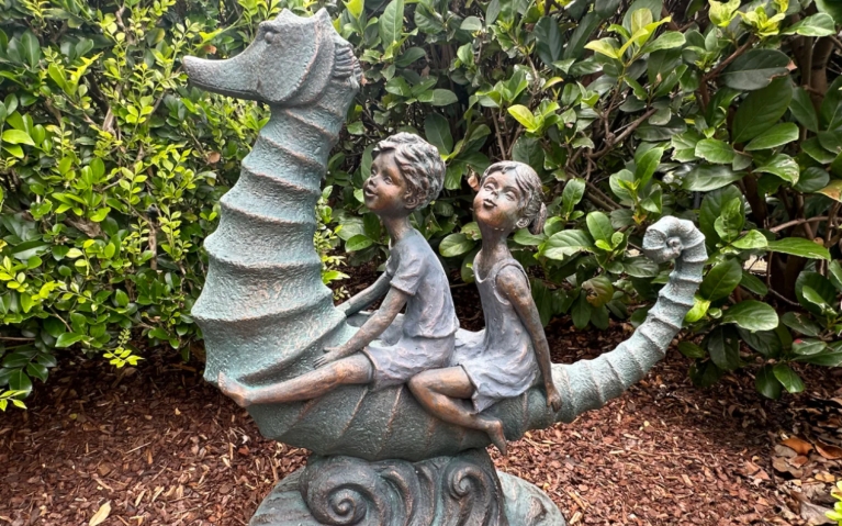outdoor garden sculptures