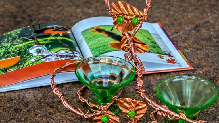 copper garden art