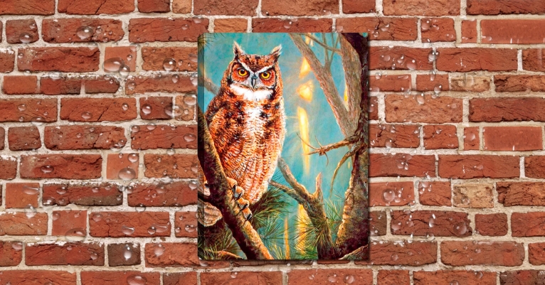 outdoor canvas wall art