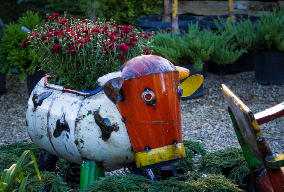 yard metal art