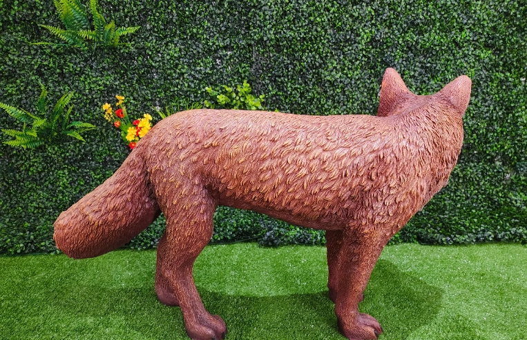 fox garden ornament