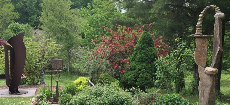 outdoor sculpture garden