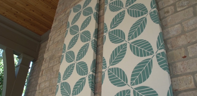 outdoor patio wall art