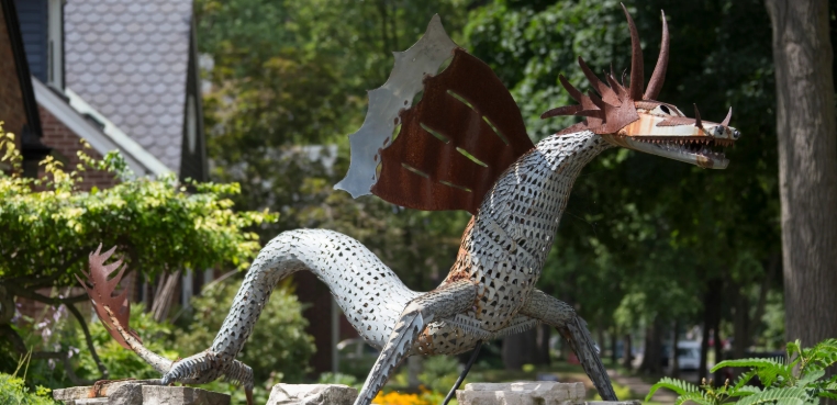 metal lawn art