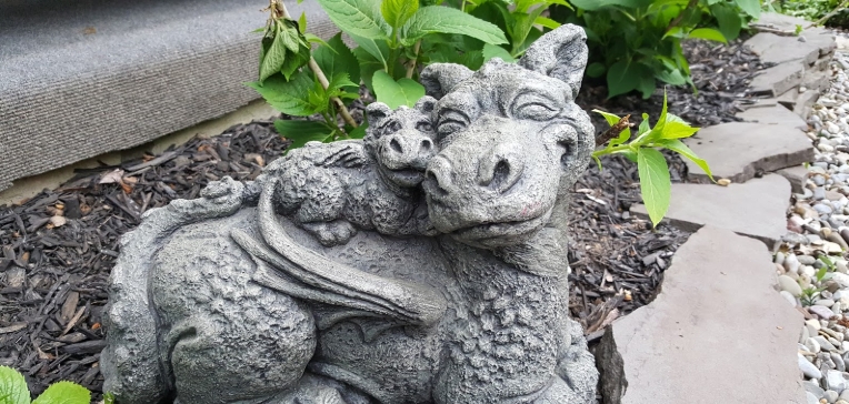 dragon garden ornaments