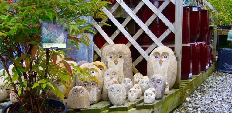 owl garden ornaments