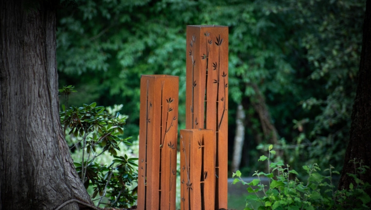 outdoor garden art