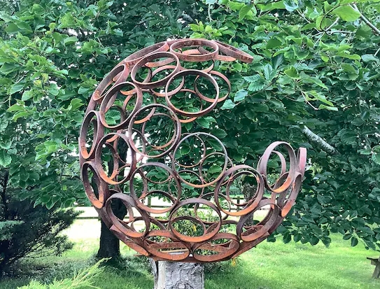 metal garden art