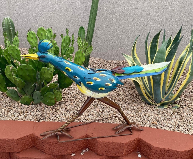 metal yard art