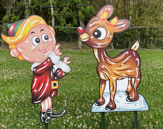 christmas yard art