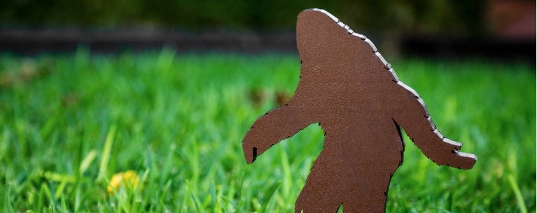 sasquatch yard art