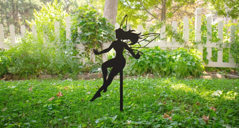 fairy yard art