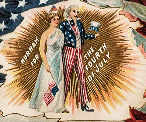 Lady Liberty and Uncle Sam