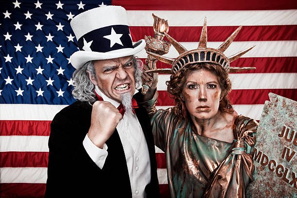 Lady Liberty and Uncle Sam