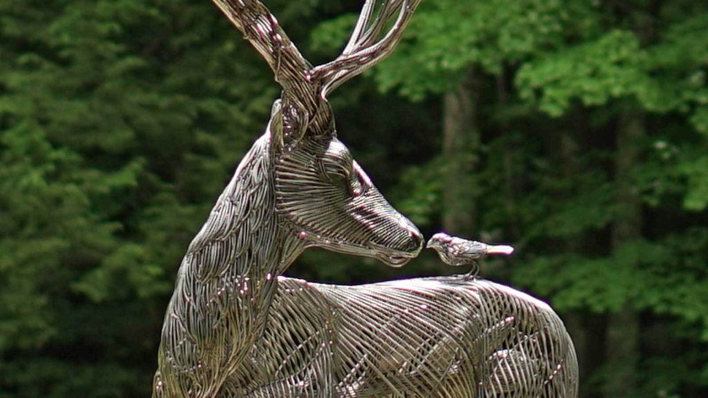 decorative deer statues