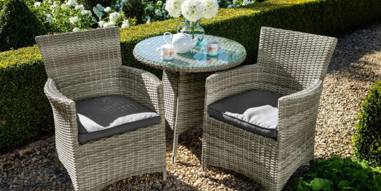 rattan bistro set
