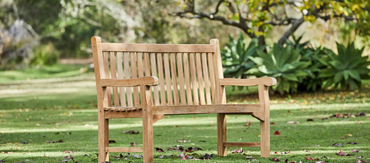 wooden garden bench