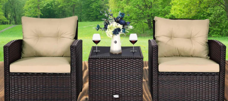 3 piece patio set