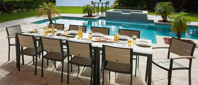 polywood outdoor dining set