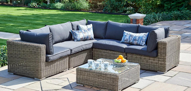 rattan sofa set
