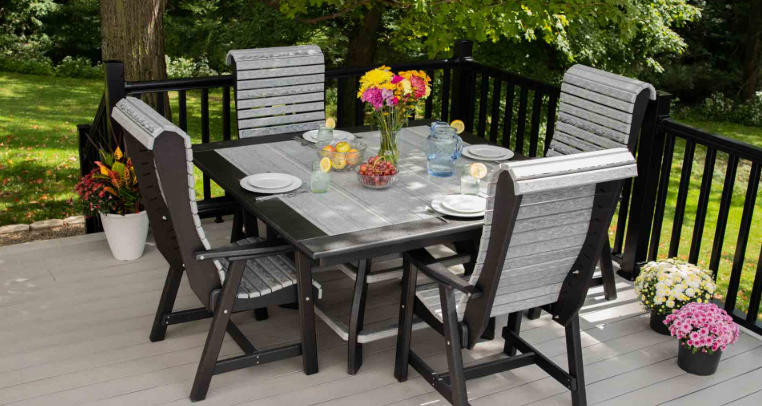 polywood outdoor dining set