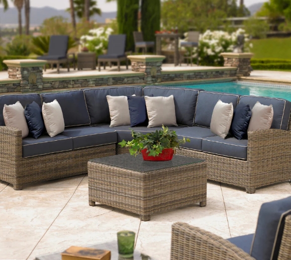 l shaped outdoor couch