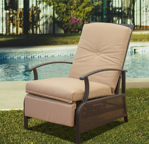 reclining garden chairs