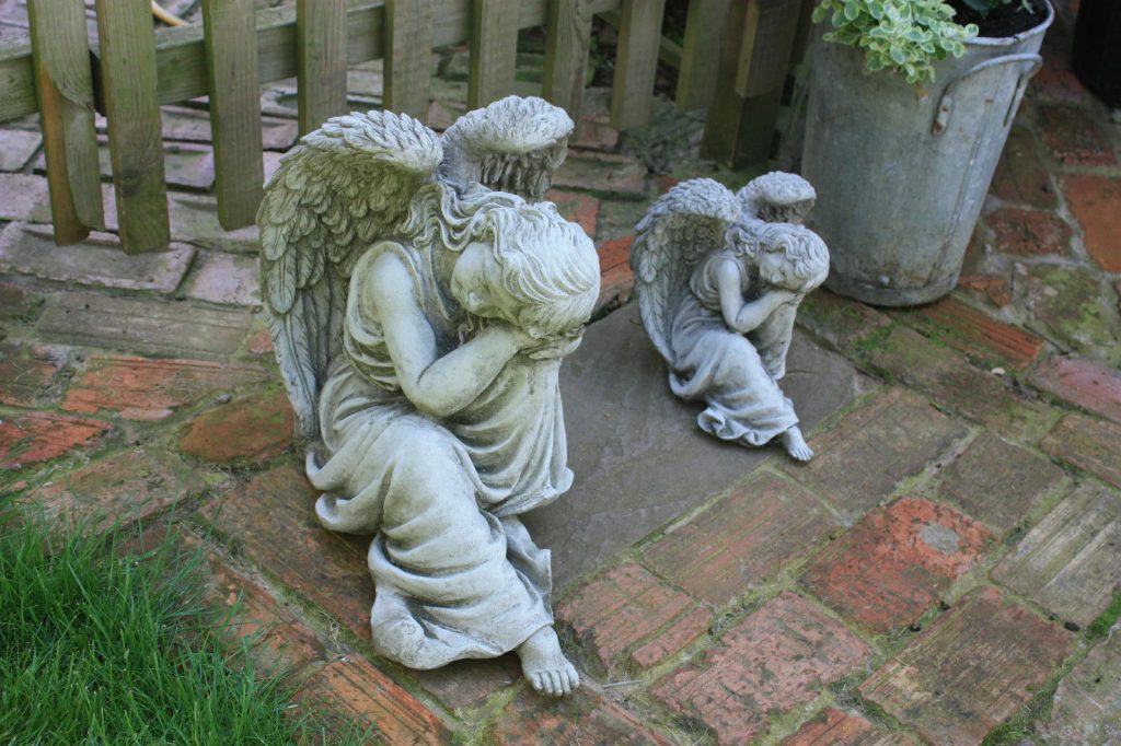 large garden angel