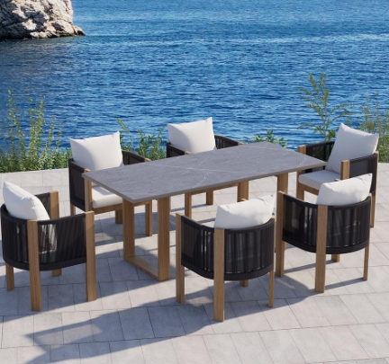 modern outdoor dining set