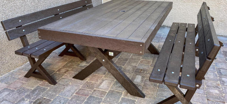 recycled plastic garden furniture