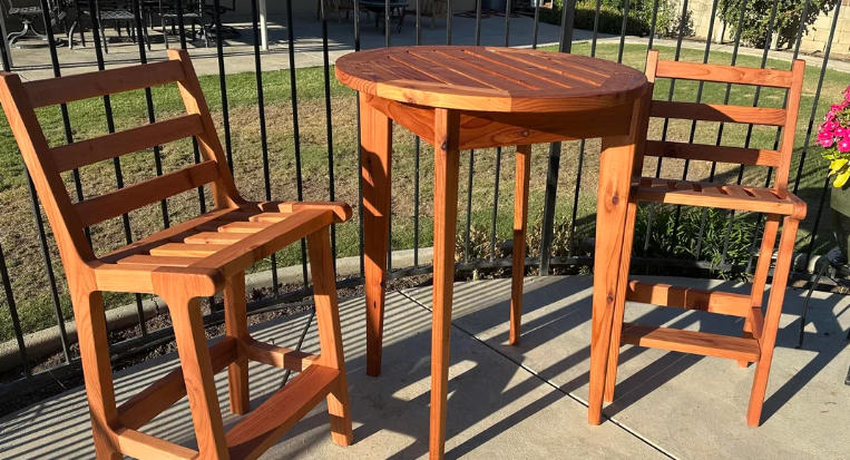 bar height patio set