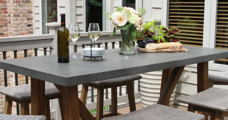 bar height outdoor table