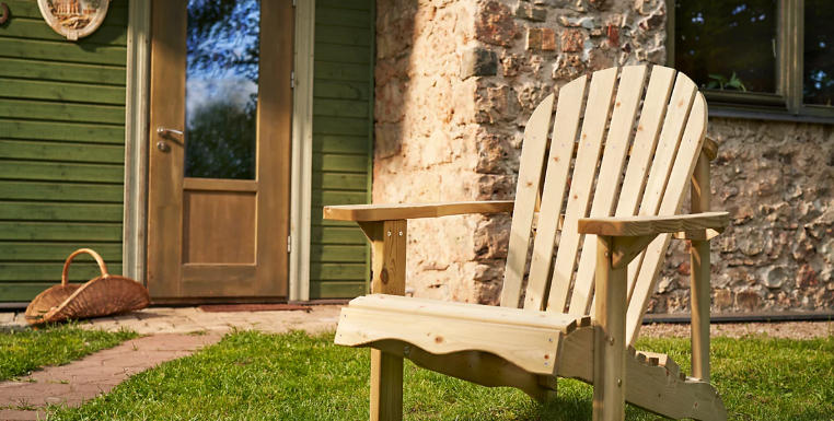 wooden garden chairs