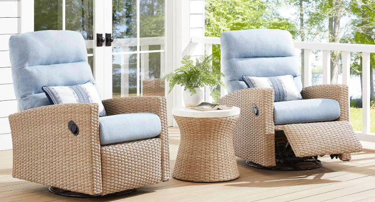 outdoor glider chair