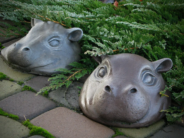 Hippo Statue for Garden