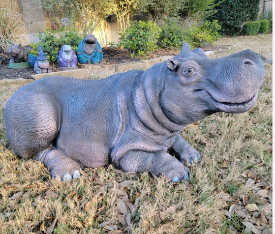 Hippo Statue for Garden