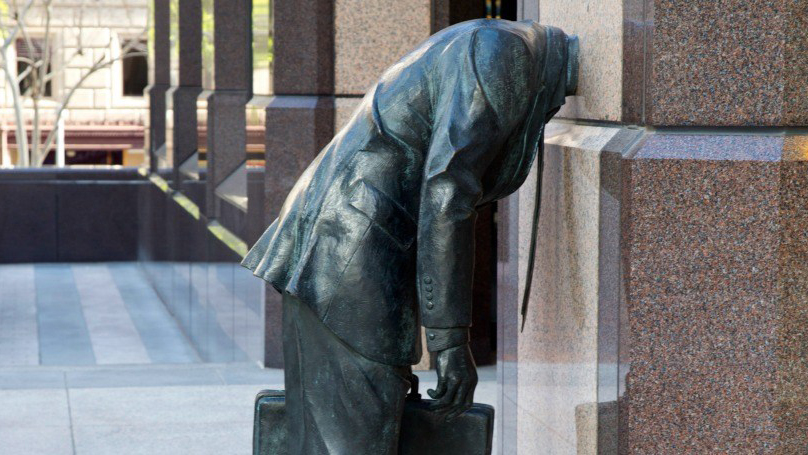 Corporate Head Sculpture