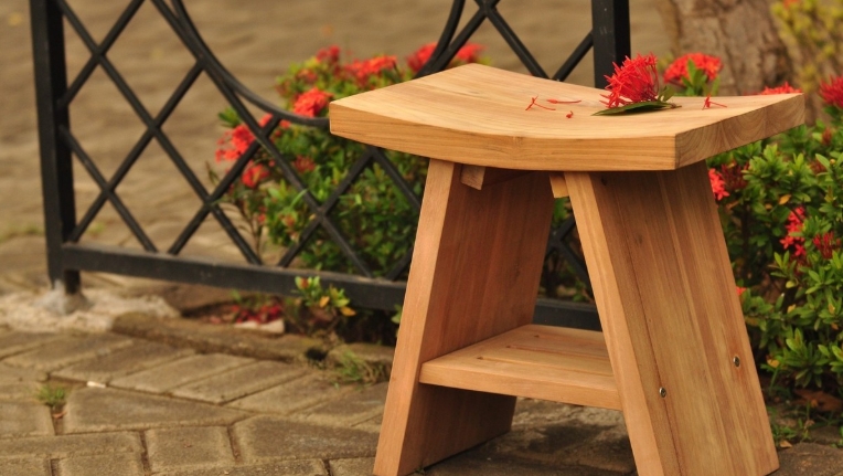 teak stool