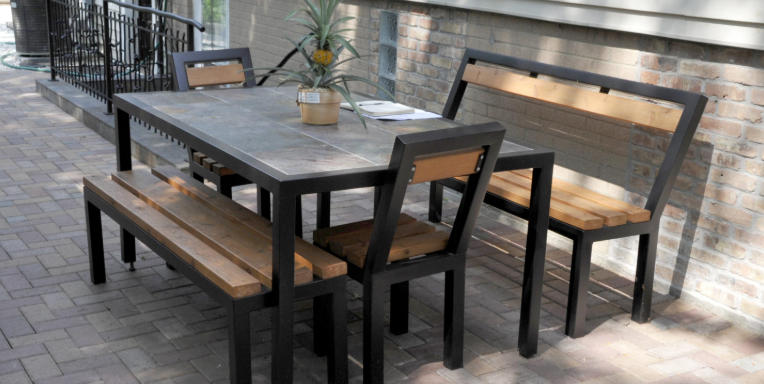 iron patio furniture