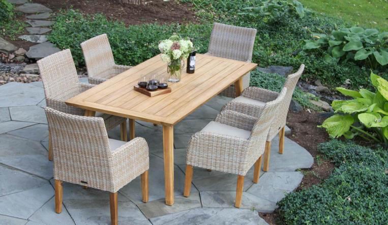 outdoor wicker dining chairs