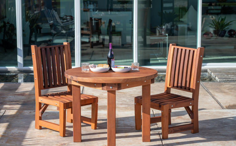 patio table with umbrella hole