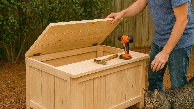patio storage bench