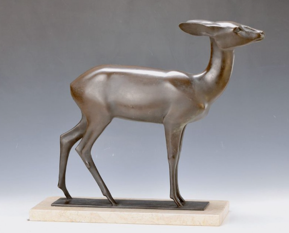 Bronze Sculpture Deer