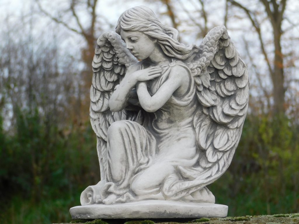 angel sculpture for garden