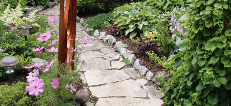Cottage Garden Ideas with Winding Paths