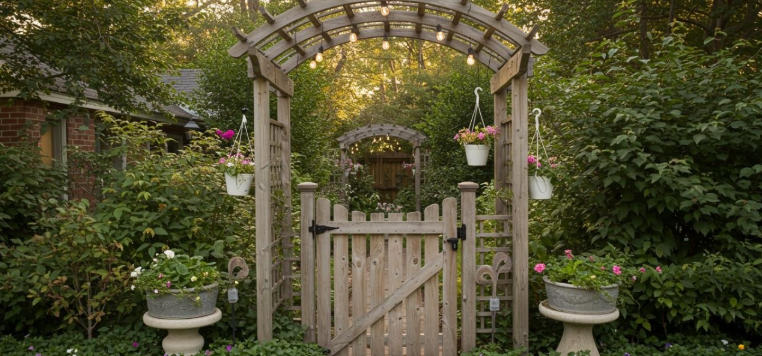 How to Incorporate Old Gates into Cottage Gardens