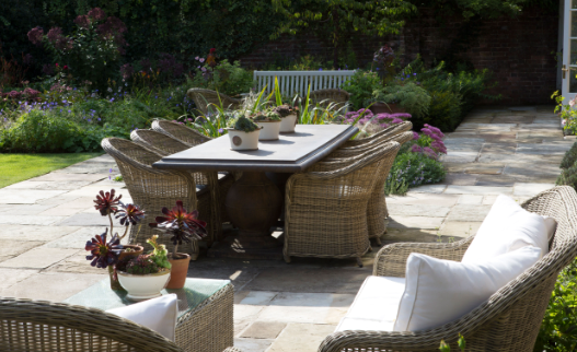 Cottage Garden Seating Area Inspiration